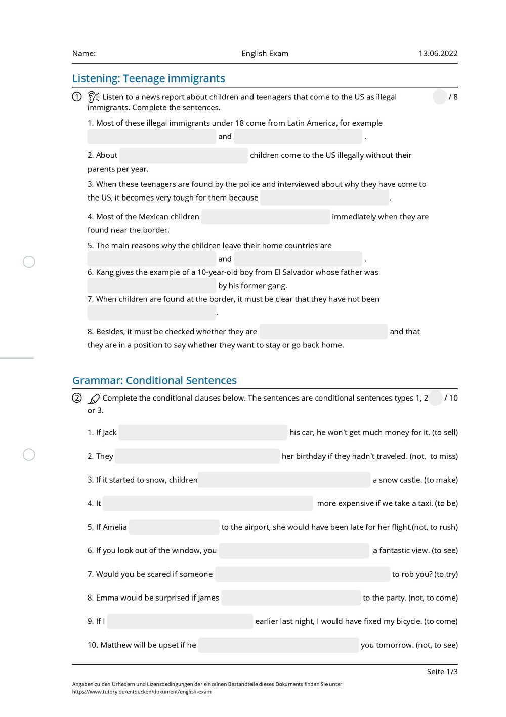 Arbeitsblatt English Exam Tutory de arbeitsblatt-english-exam-tutory-de