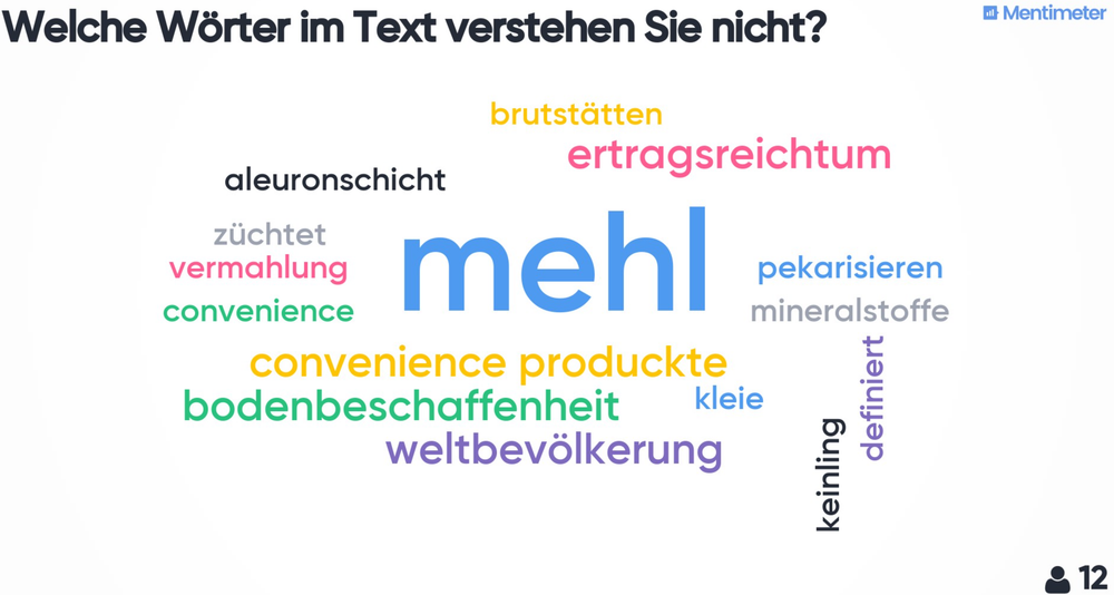 Arbeitsblatt - Mentimeter - Pädagogik - Weiterbildung ...