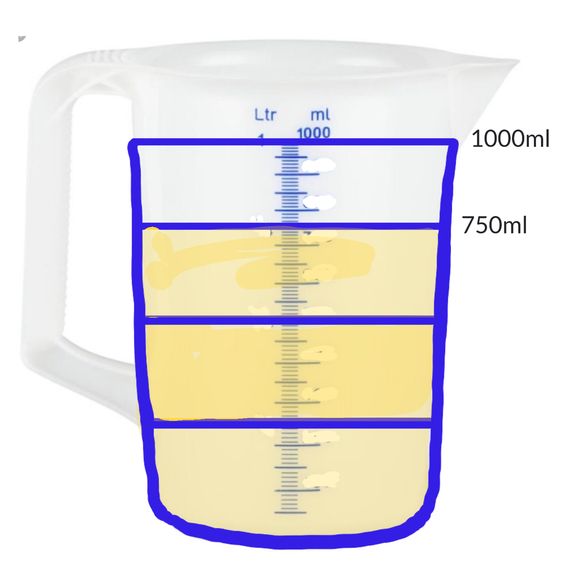 Arbeitsblatt Bruchteile von Größen Liter Mathematik tutory.de