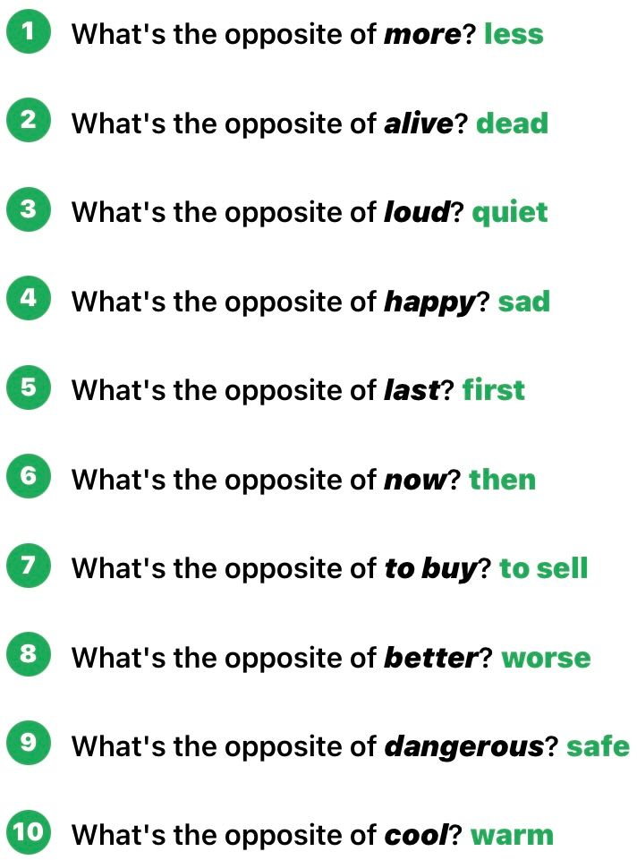 Arbeitsblatt - Gegenteile/opposites - Englisch - tutory.de